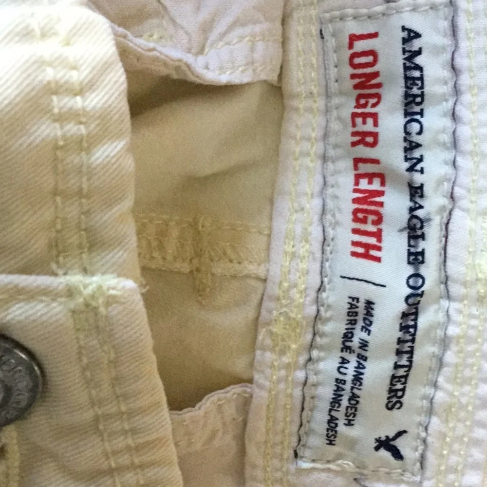 American Eagle Outfitters longer length waist30” yellow shorts